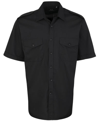 Men's Custom Printed or Embroidered Short Sleeve Workwear Shirt
