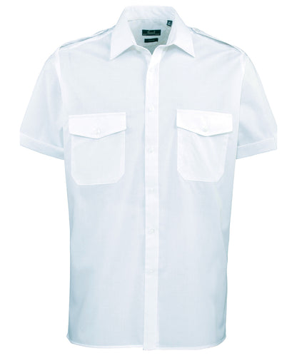 Men's Custom Printed or Embroidered Short Sleeve Workwear Shirt