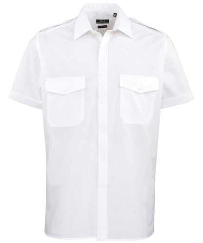 Men's Custom Printed or Embroidered Short Sleeve Workwear Shirt