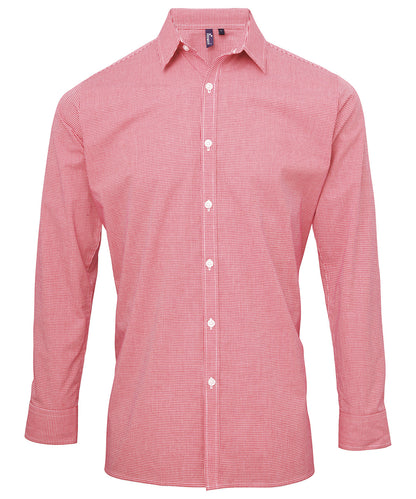 Men's Custom Printed or Embroidered Long Sleeve Cotton Workwear Shirt