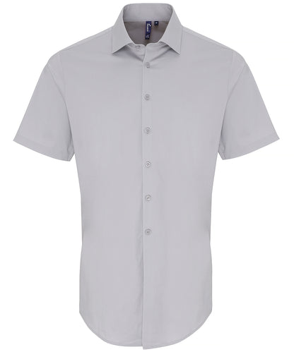 Men's Custom Printed or Embroidered Short Sleeve Cotton Workwear Shirt