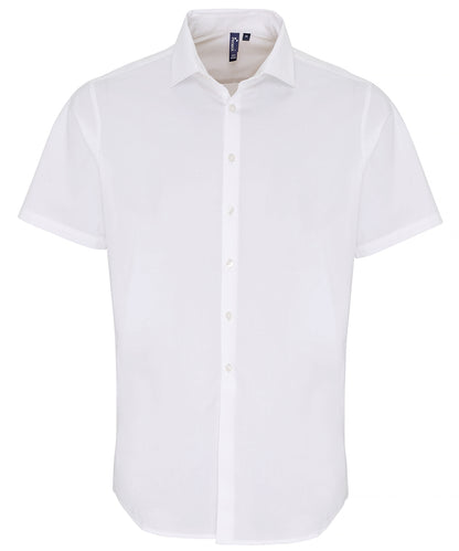Men's Custom Printed or Embroidered Short Sleeve Cotton Workwear Shirt