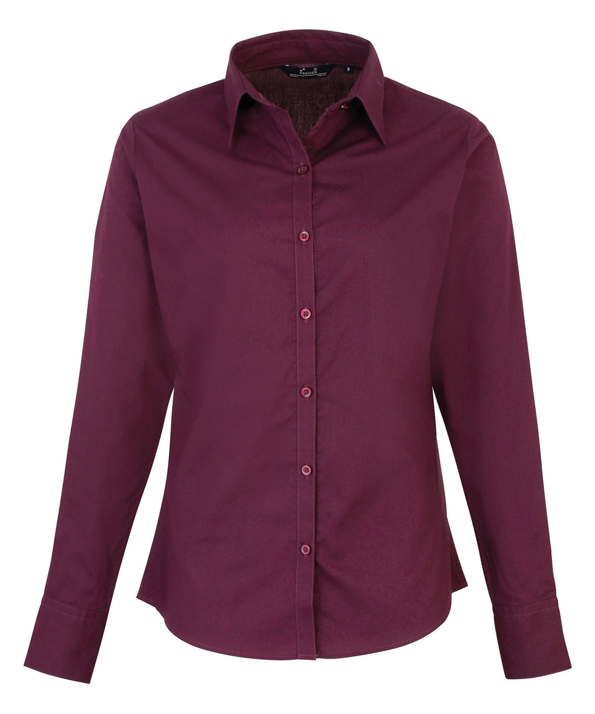 Women's Custom Printed or Embroidered Long Sleeve Workwear Blouse