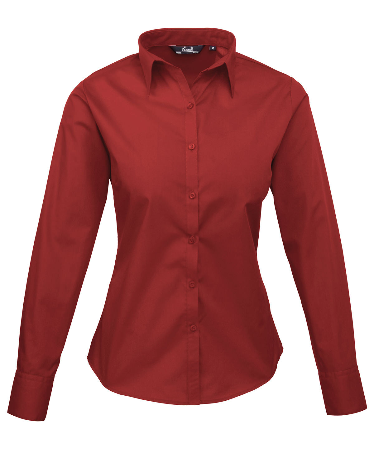Women's Custom Printed or Embroidered Long Sleeve Workwear Blouse