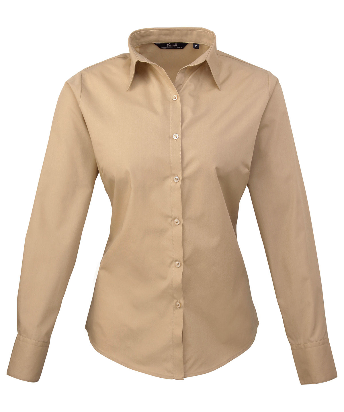 Women's Custom Printed or Embroidered Long Sleeve Workwear Blouse