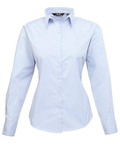 Women's Custom Printed or Embroidered Long Sleeve Workwear Blouse