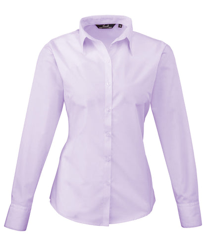 Women's Custom Printed or Embroidered Long Sleeve Workwear Blouse