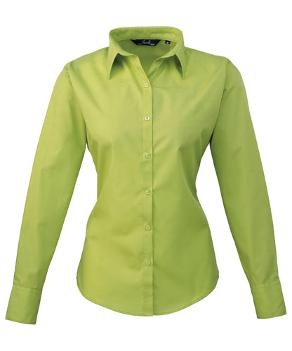 Women's Custom Printed or Embroidered Long Sleeve Workwear Blouse
