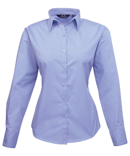 Women's Custom Printed or Embroidered Long Sleeve Workwear Blouse