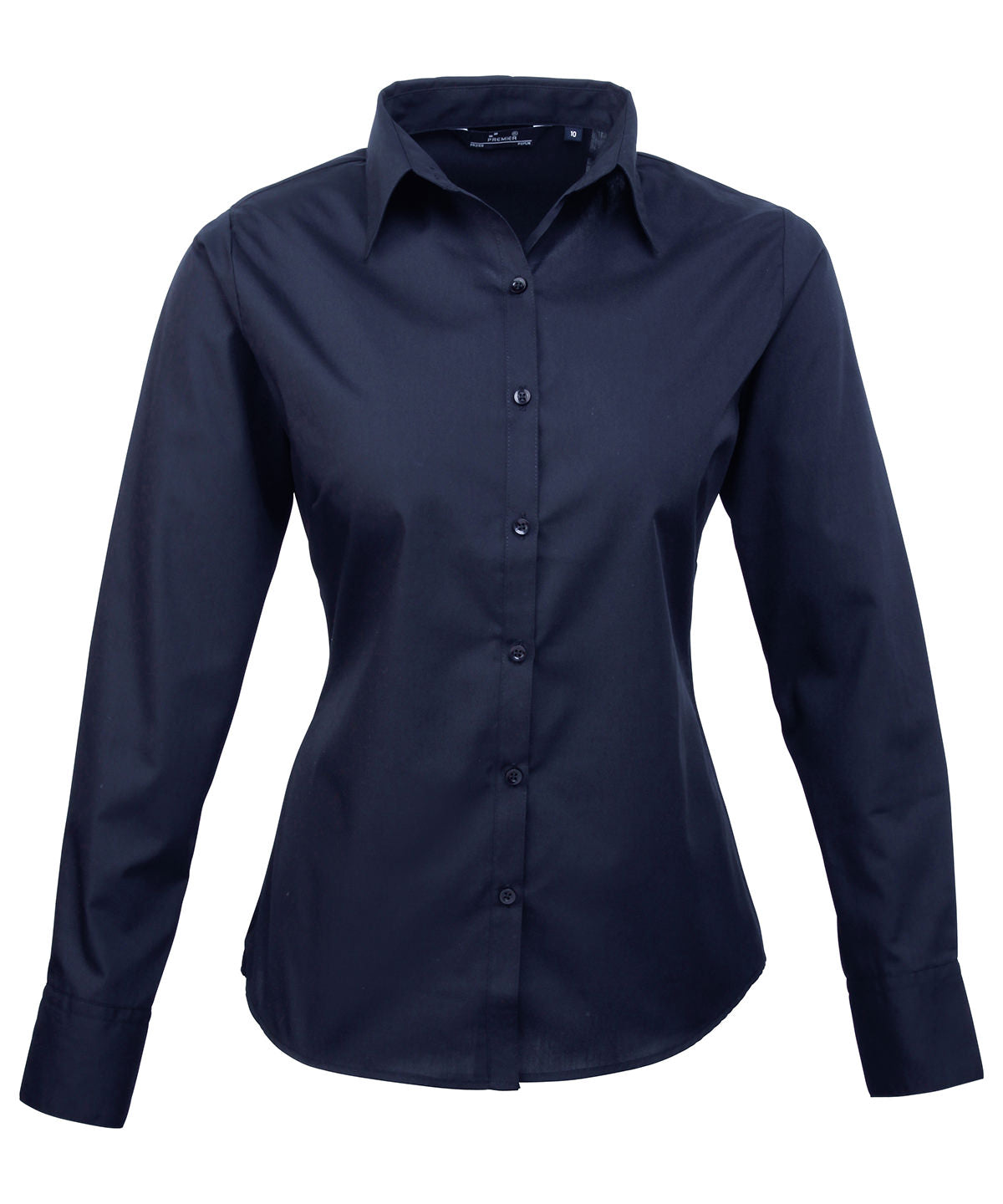 Women's Custom Printed or Embroidered Long Sleeve Workwear Blouse