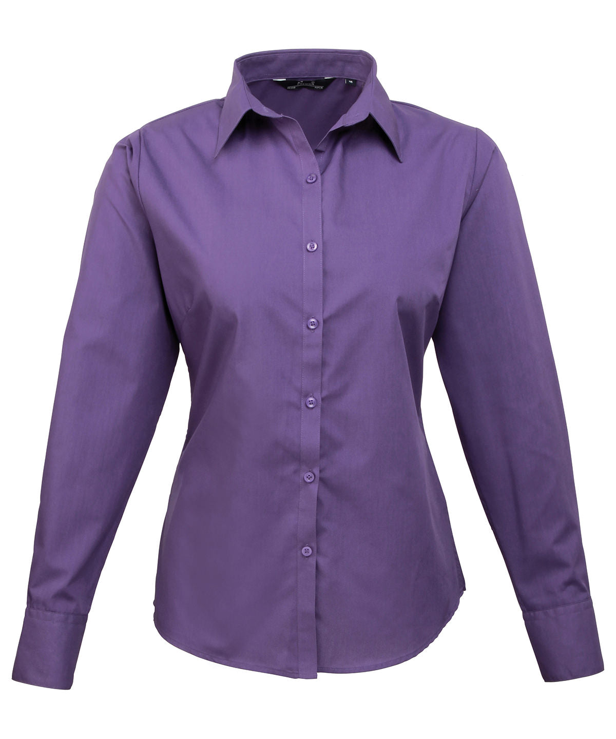 Women's Custom Printed or Embroidered Long Sleeve Workwear Blouse