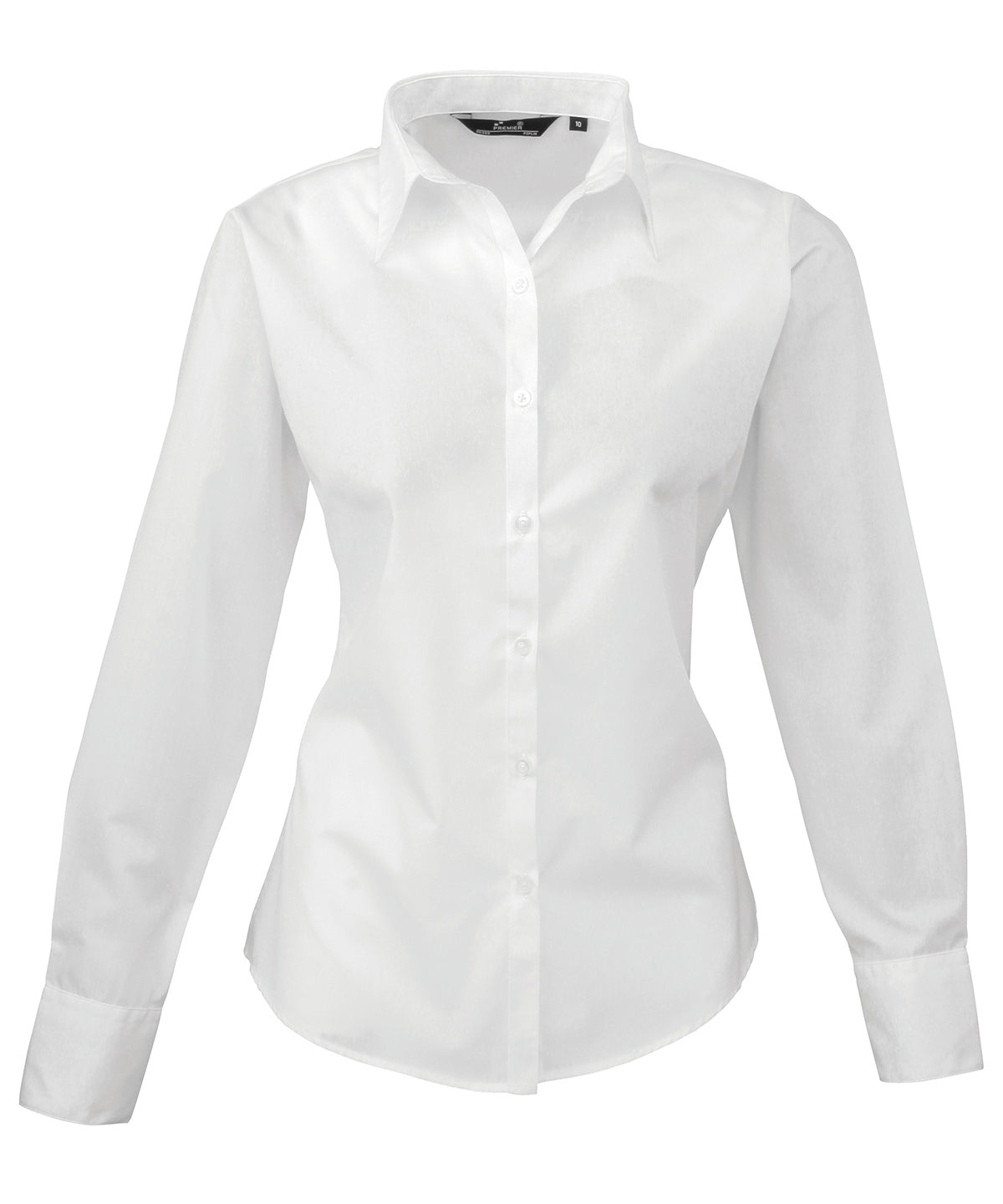 Women's Custom Printed or Embroidered Long Sleeve Workwear Blouse