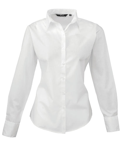Women's Custom Printed or Embroidered Long Sleeve Workwear Blouse