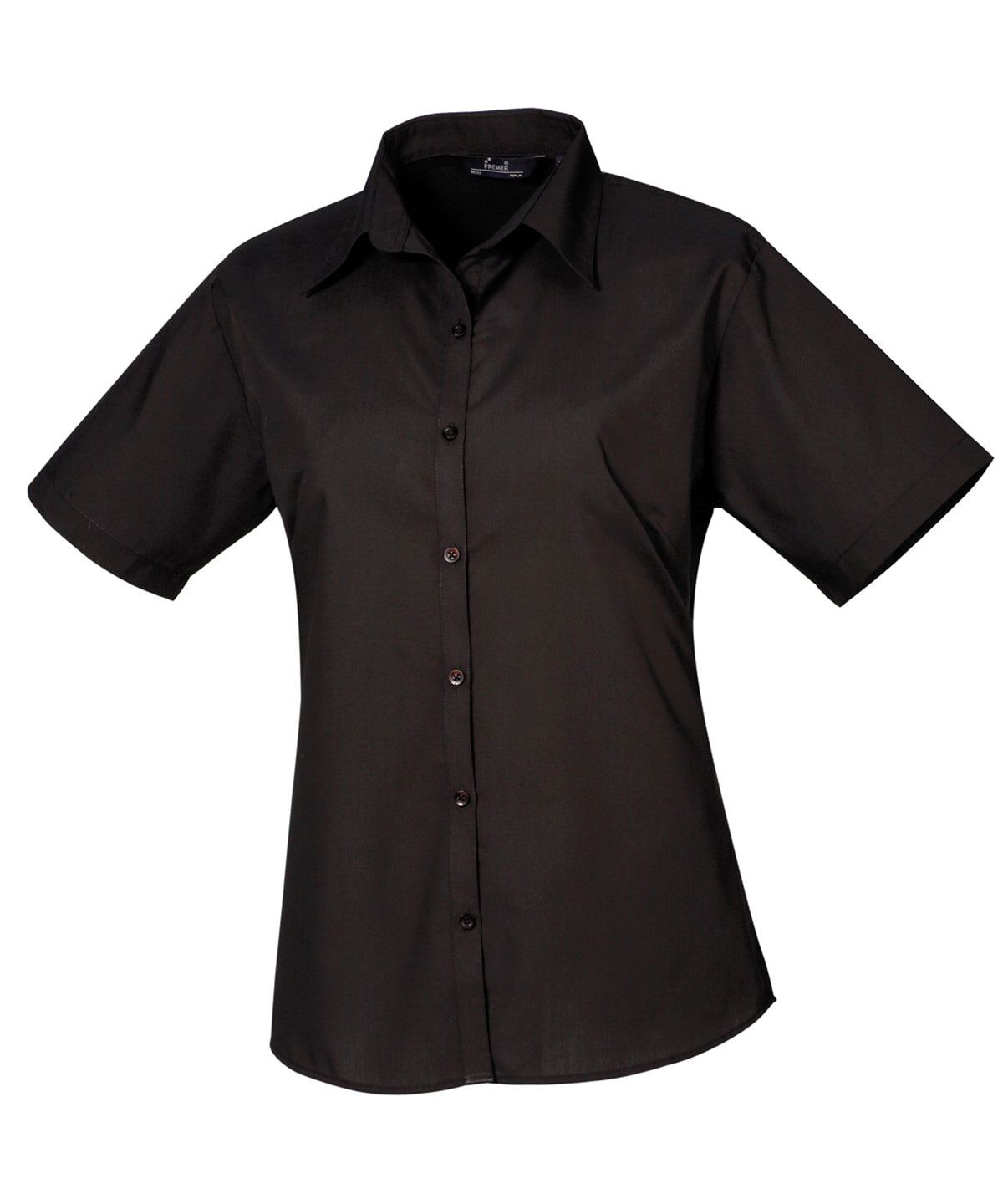 Women's Custom Printed or Embroidered Short Sleeve Workwear Blouse