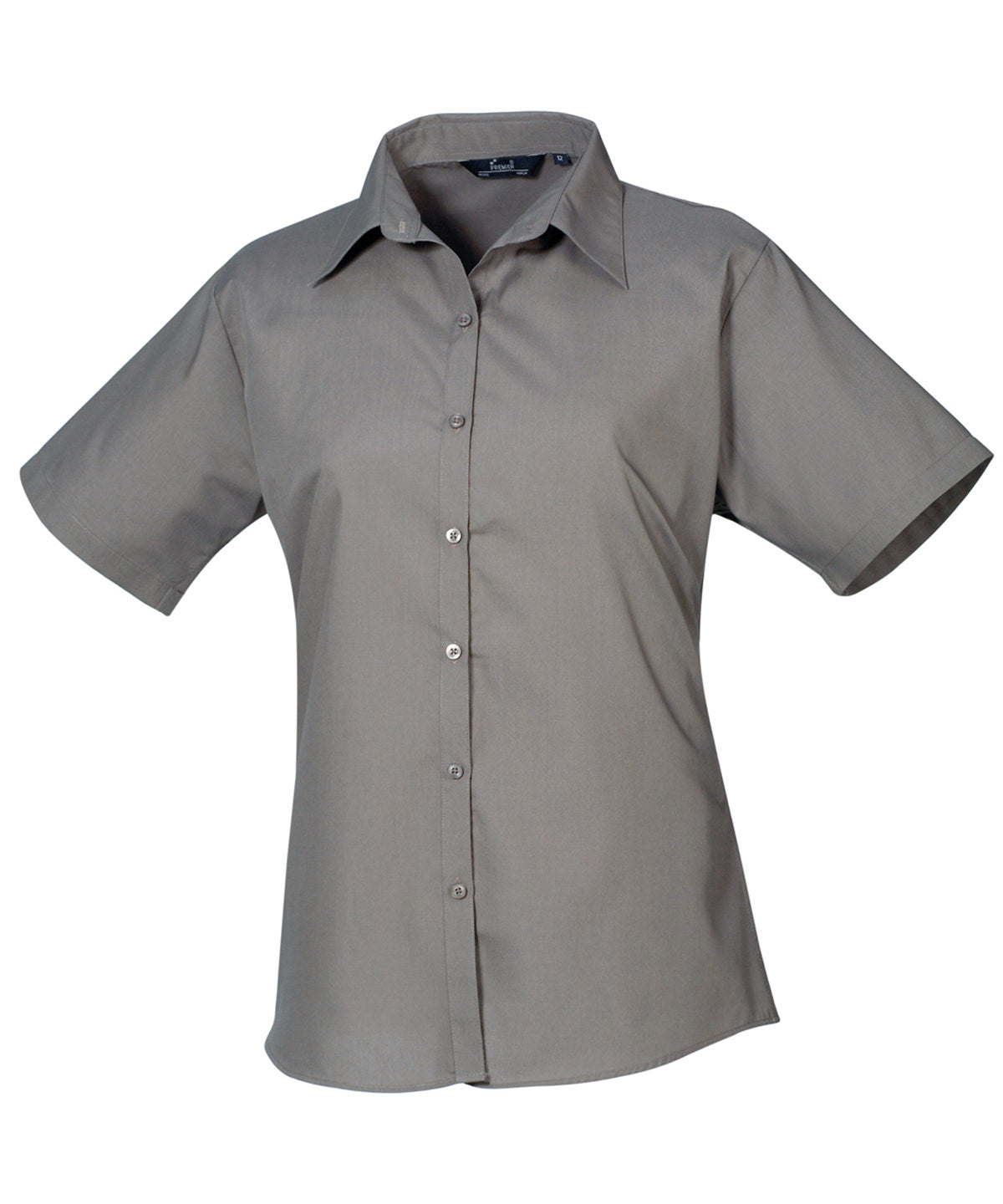 Women's Custom Printed or Embroidered Short Sleeve Workwear Blouse