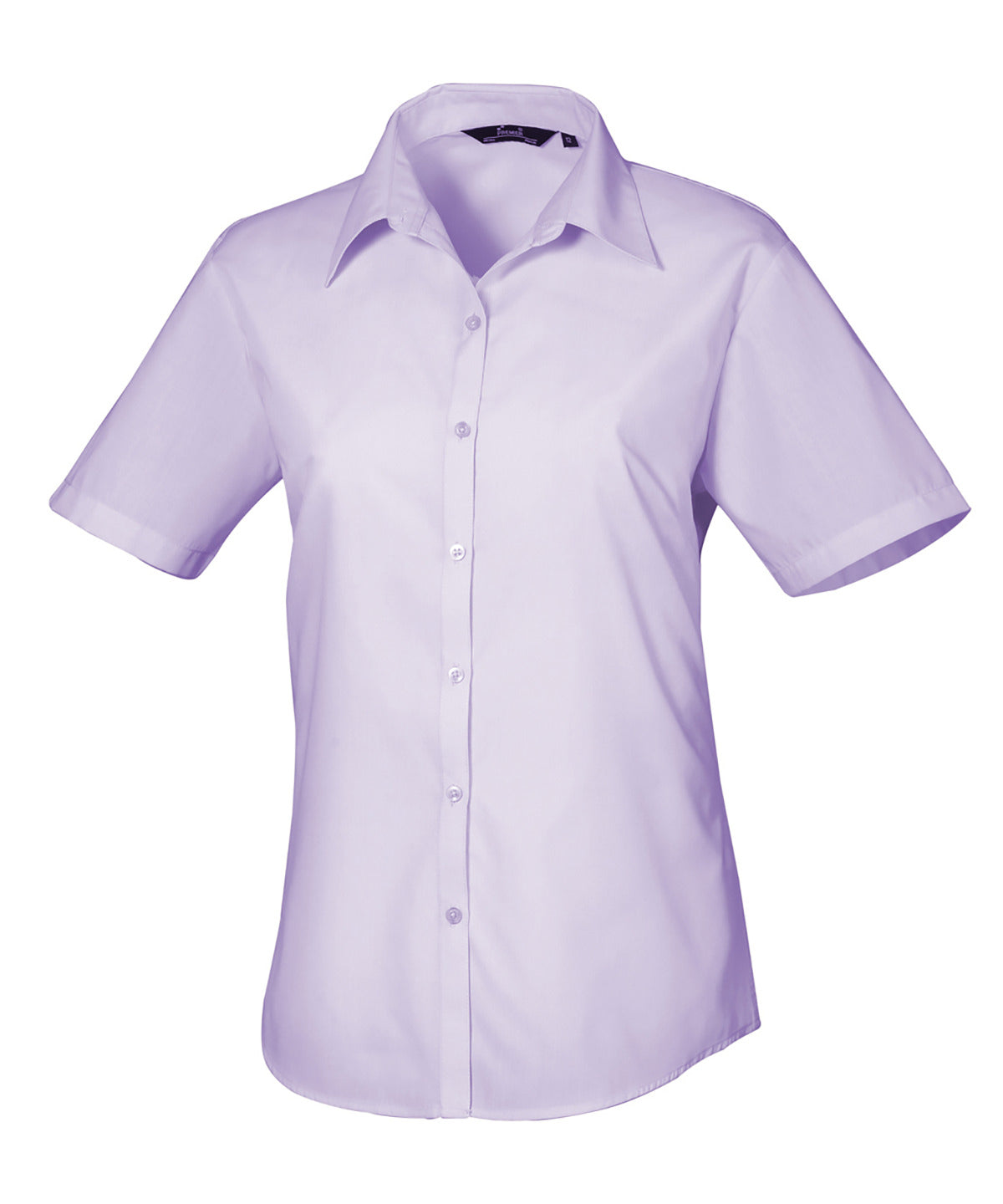 Women's Custom Printed or Embroidered Short Sleeve Workwear Blouse