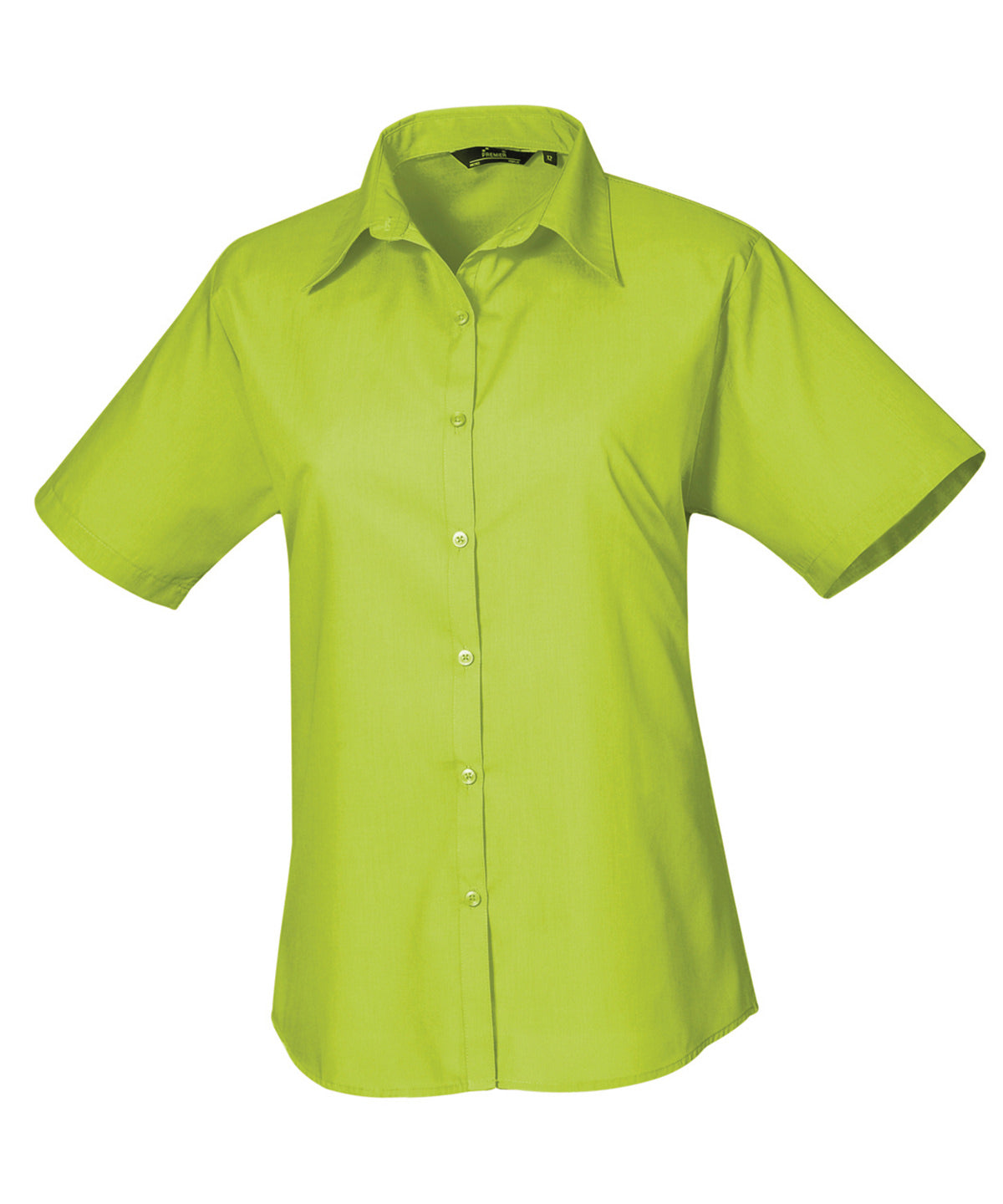 Women's Custom Printed or Embroidered Short Sleeve Workwear Blouse