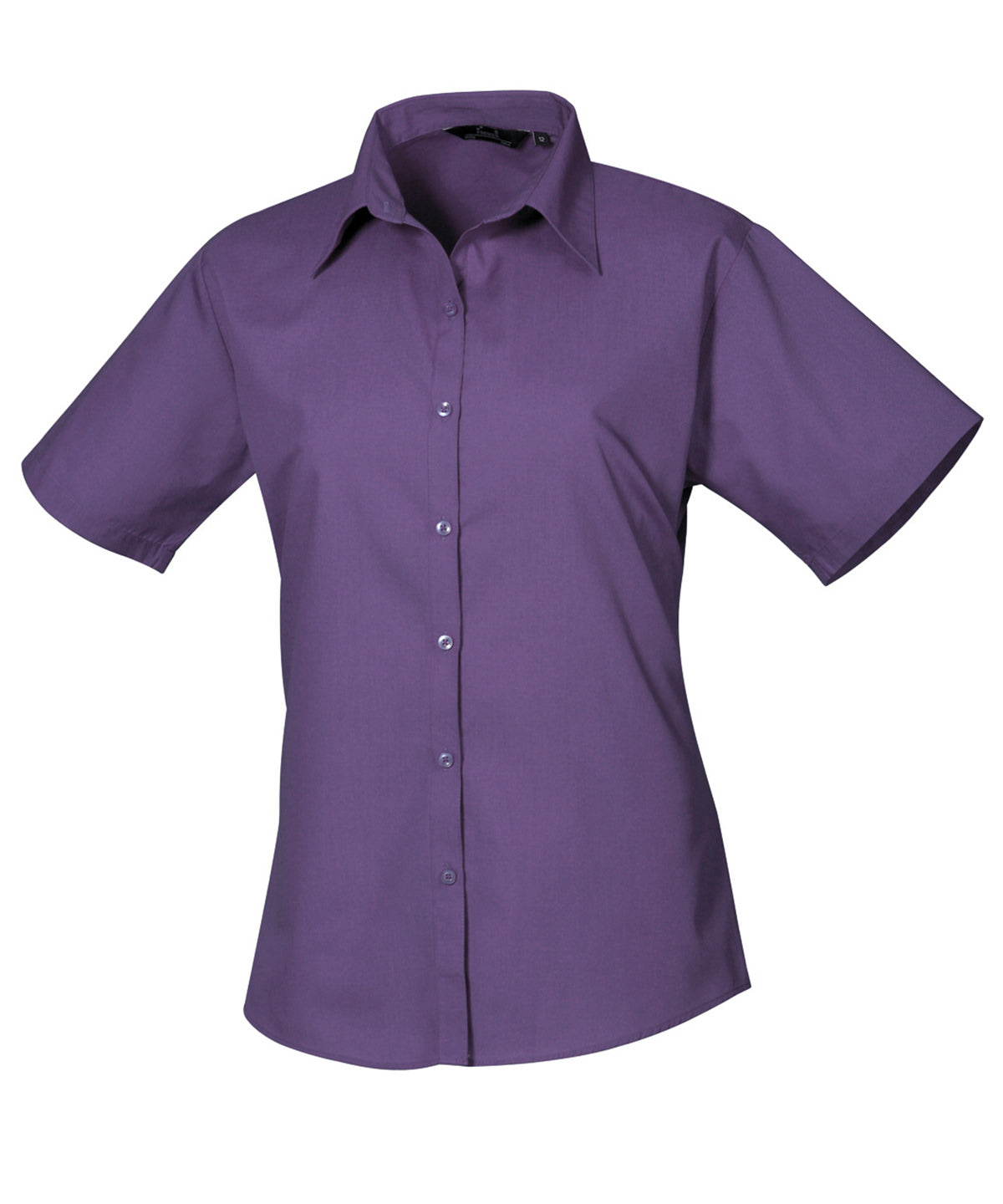 Women's Custom Printed or Embroidered Short Sleeve Workwear Blouse