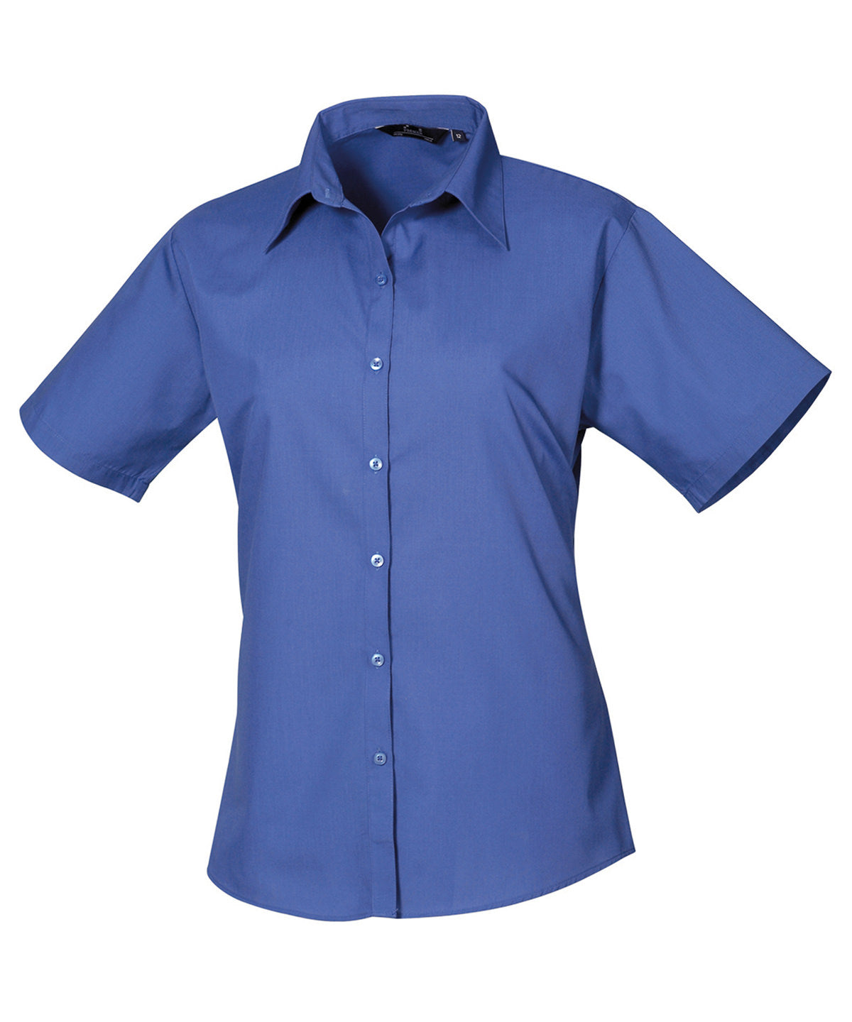 Women's Custom Printed or Embroidered Short Sleeve Workwear Blouse