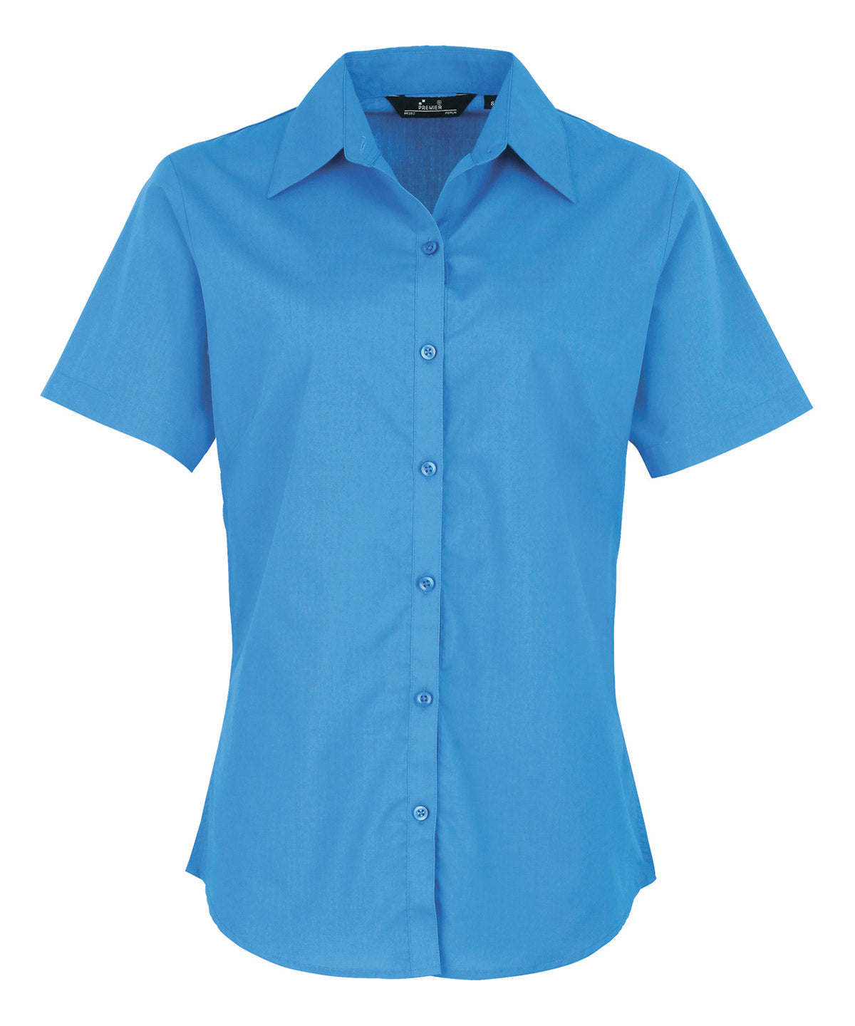Women's Custom Printed or Embroidered Short Sleeve Workwear Blouse