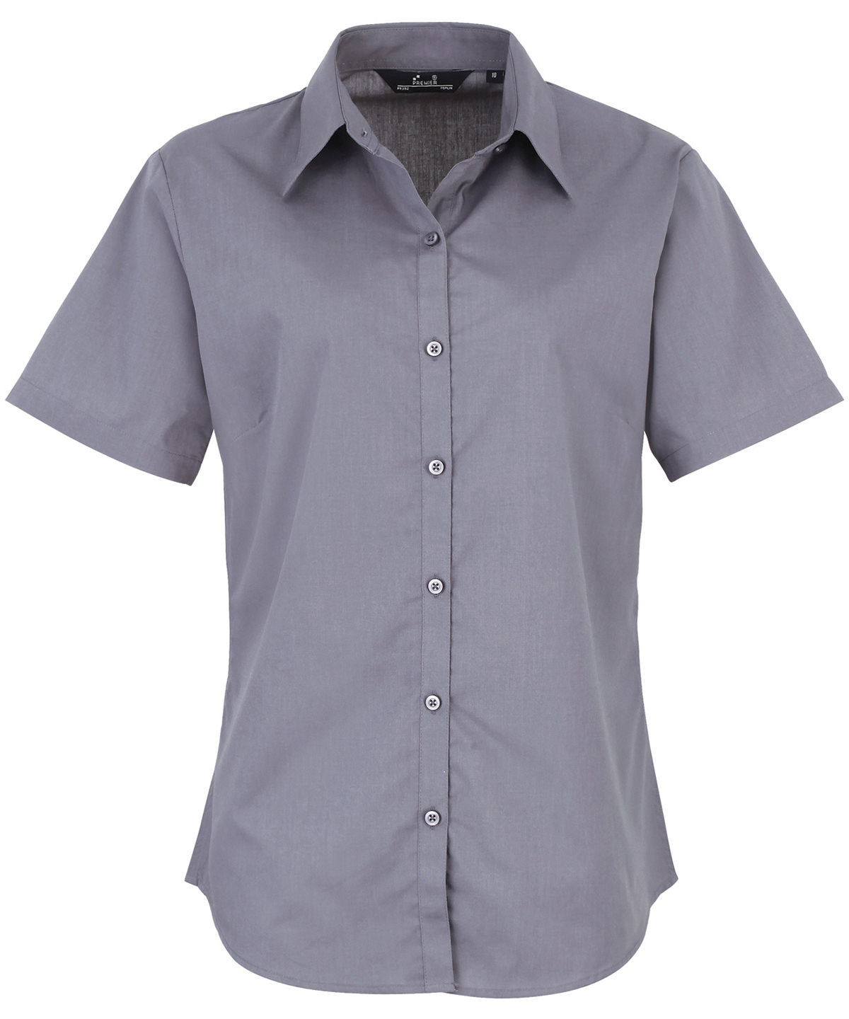Women's Custom Printed or Embroidered Short Sleeve Workwear Blouse