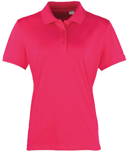 Women's Custom Printed or Embroidered Performance Polo Shirt
