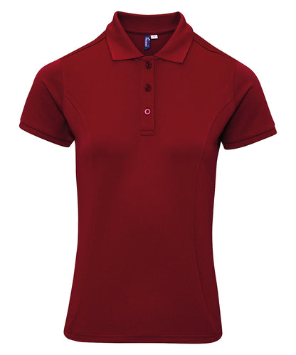 Women's Custom Printed or Embroidered Performance Polo Shirt
