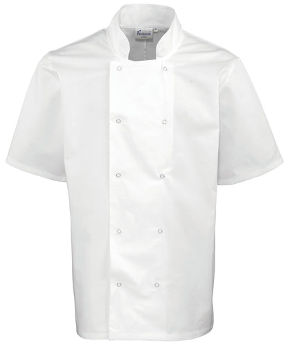 Custom Printed or Embroidered Short Sleeve Chef Chef Jacket