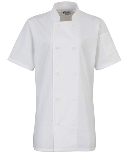 Women's Custom Printed or Embroidered Long Sleeve Short Sleeve Chef Jacket