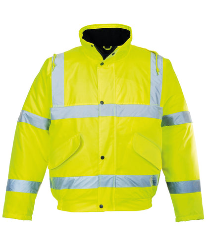 Men's Custom Printed or Embroidered Hi-Vis Zip-Up Jacket
