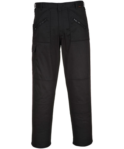 Custom Printed Zip-Up Cotton Workwear Trousers