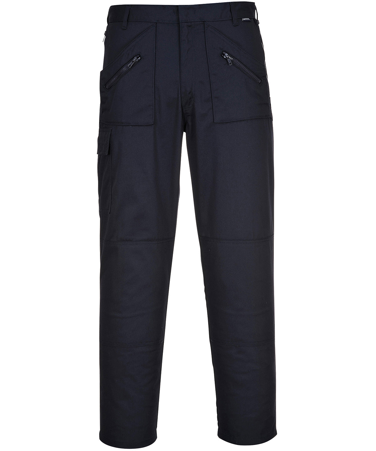 Custom Printed Zip-Up Cotton Workwear Trousers