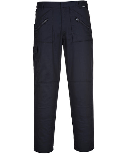 Custom Printed Zip-Up Cotton Workwear Trousers