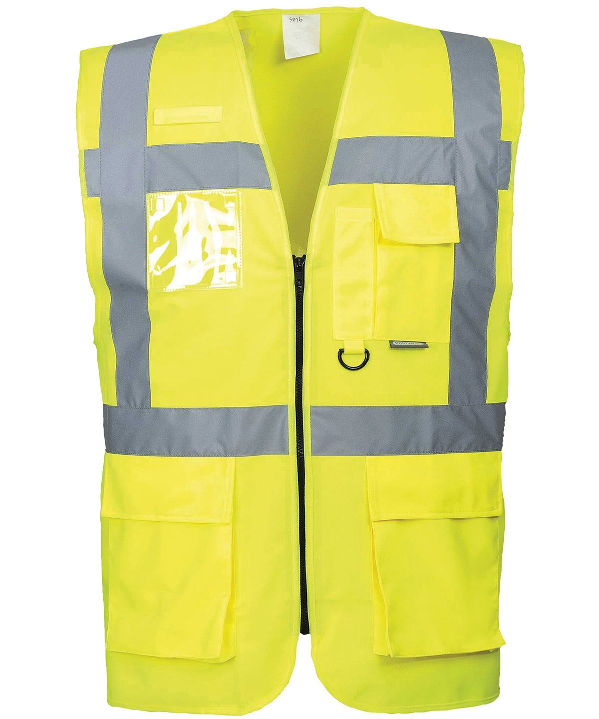 Men's Custom Printed Hi-Vis Contrast Safety Vest
