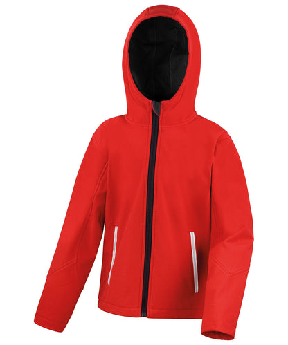 Core Junior Tx Performance Hooded Softshell Jacket
