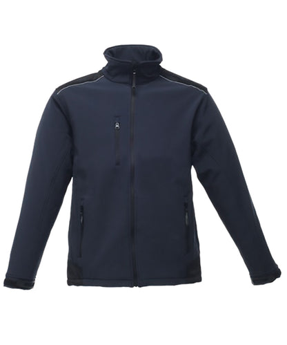 Men's Custom Printed or Embroidered Reflective Softshell Softshell Jacket