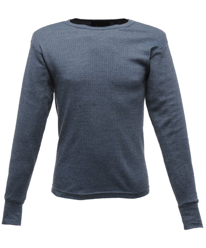 Men's Custom Printed Long Sleeve Cotton Baselayer Top