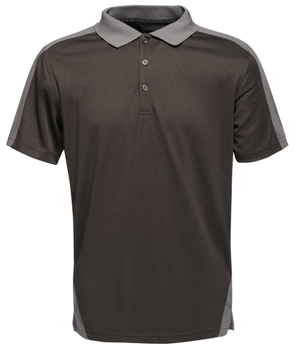 Unisex Custom Printed or Embroidered Performance Contrast Polo Shirt