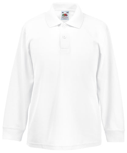 Kids Long Sleeve 65/35 Polo
