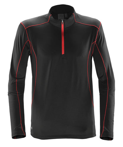 Custom Printed Performance Zip-Up Baselayer Top