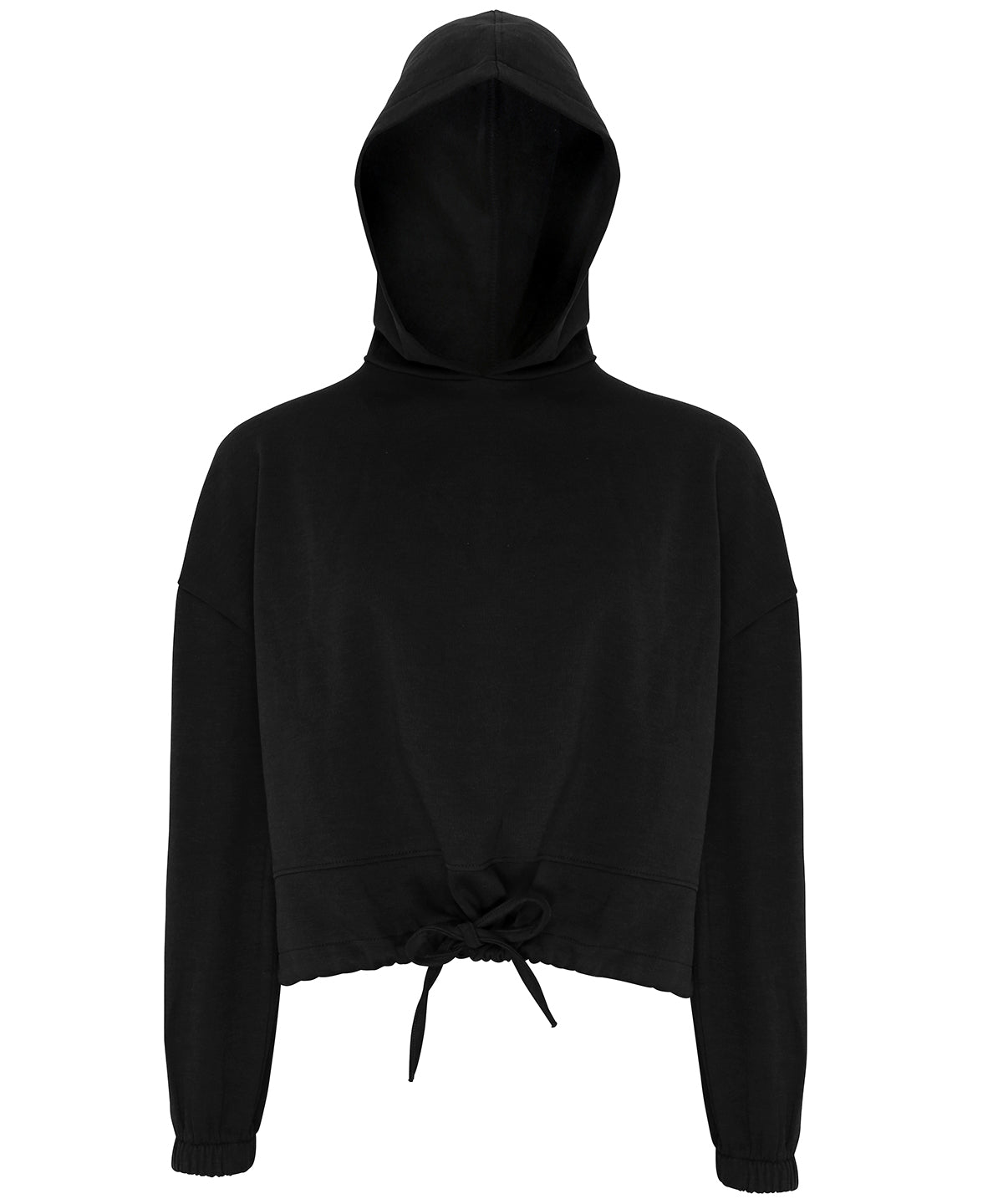 Women’s Custom Printed or Embroidered Organic Performance Cropped Hoodie