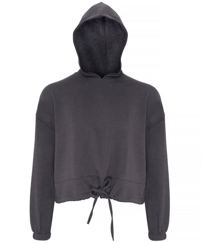 Women’s Custom Printed or Embroidered Organic Performance Cropped Hoodie