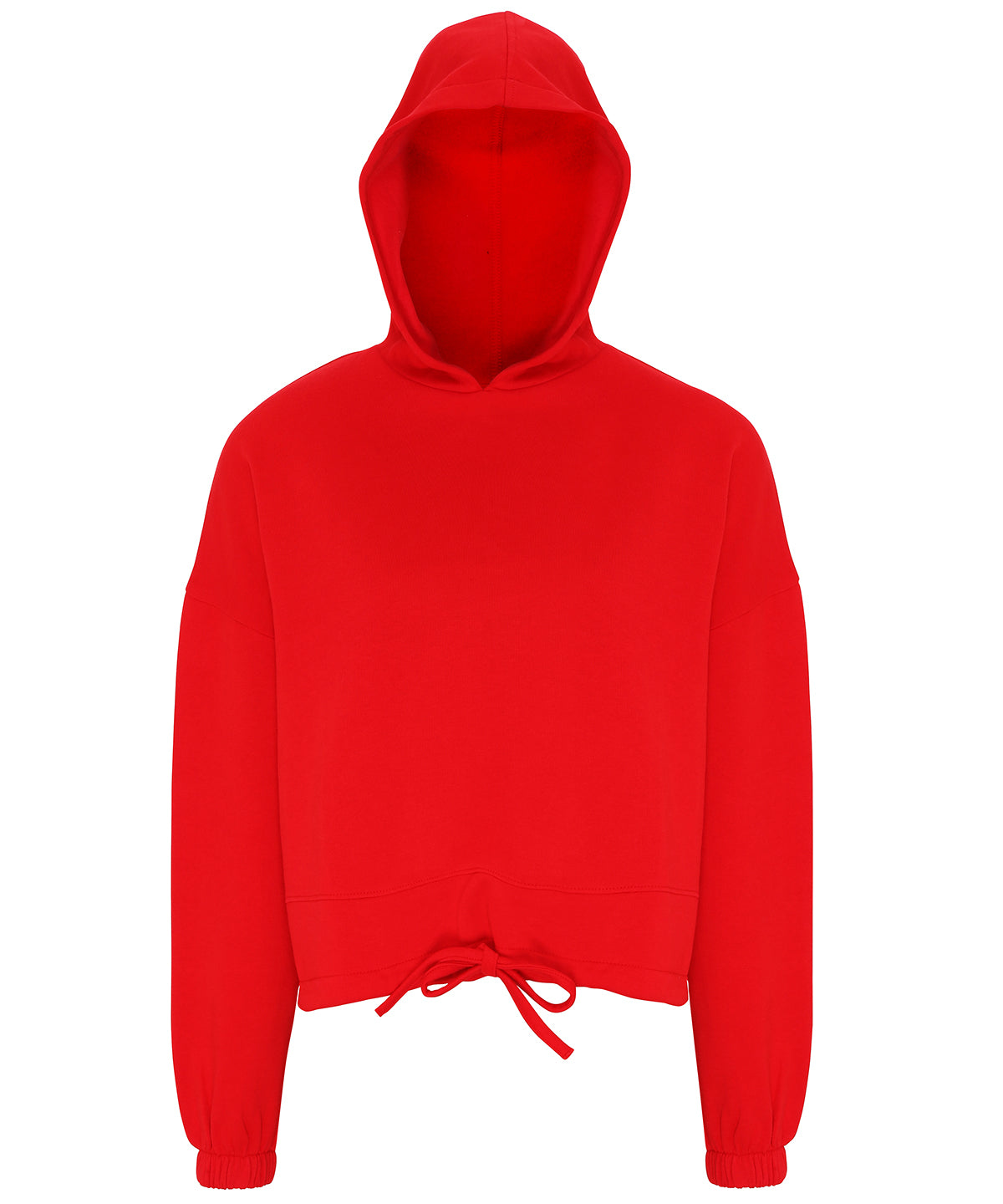 Women’s Custom Printed or Embroidered Organic Performance Cropped Hoodie