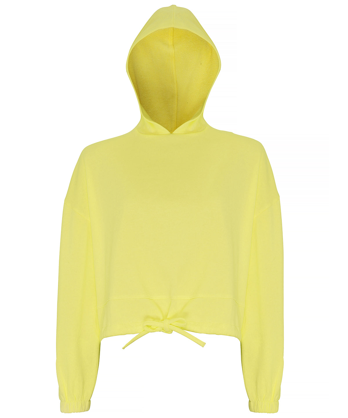 Women’s Custom Printed or Embroidered Organic Performance Cropped Hoodie