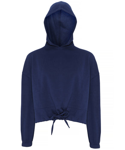 Women’s Custom Printed or Embroidered Organic Performance Cropped Hoodie