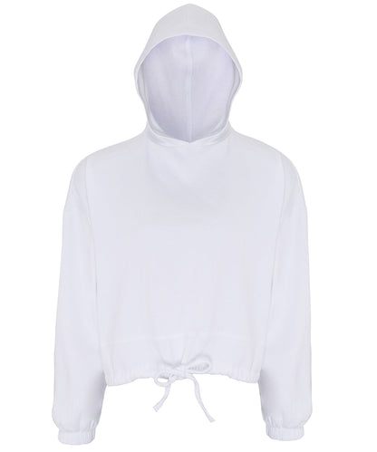 Women’s Custom Printed or Embroidered Organic Performance Cropped Hoodie