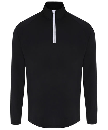 Men’s Custom Printed Performance Long Sleeve Quarter Zip Training Top