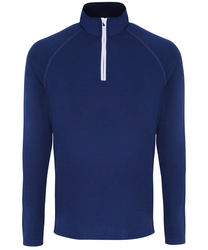 Men’s Custom Printed Performance Long Sleeve Quarter Zip Training Top