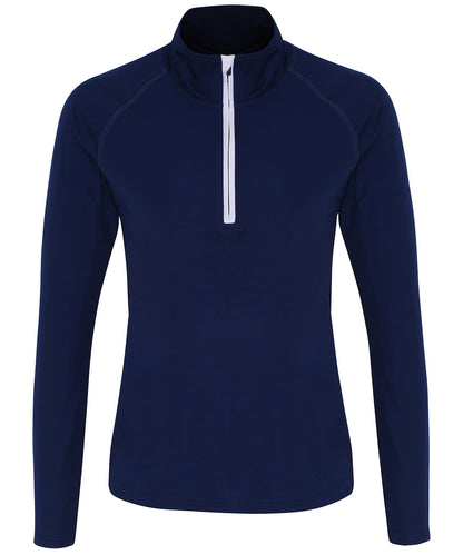 Women’s Custom Printed Performance Long Sleeve Quarter Zip Training Top