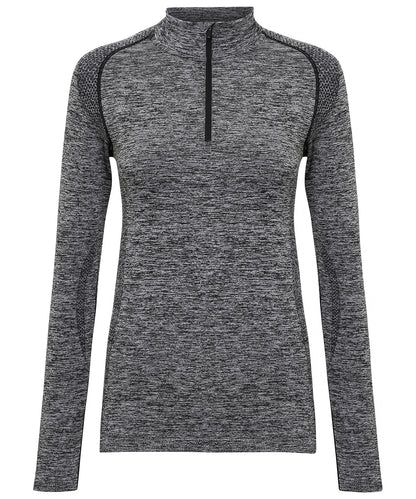 Women’s Custom Printed Performance Quarter Zip Seamless Training Top